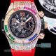 Best Copy Hublot Big Bang Unico Rainbow Diamond Watches Red Expandable Band (2)_th.jpg